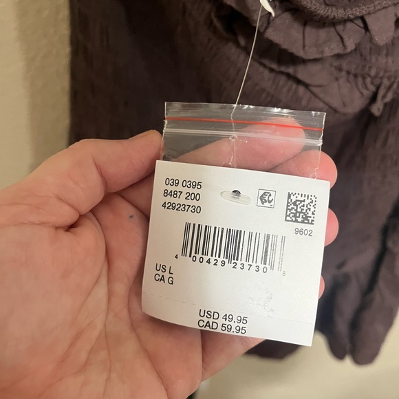 Strapless Brown Ruffle AE Dress - Picture 4 of 4